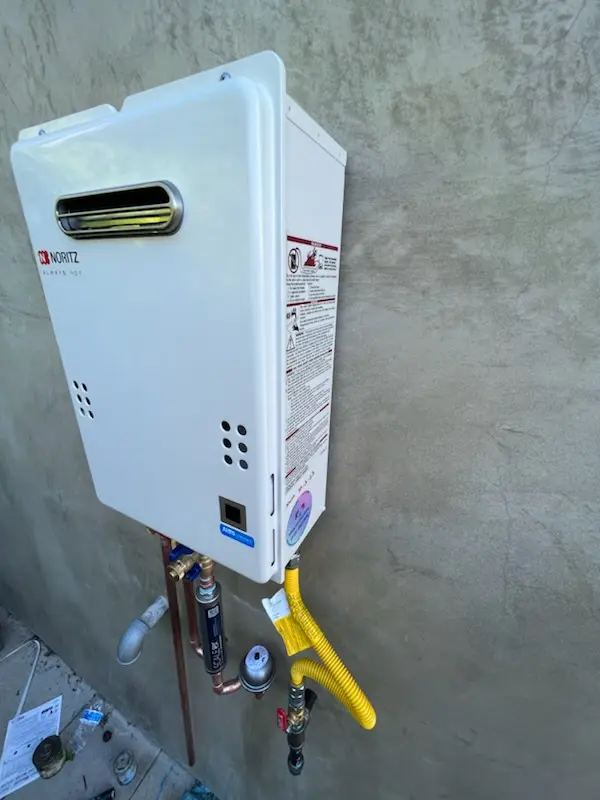 Tankless water heater installation for Carolinda Ranch Estates homes